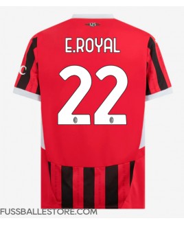 Günstige AC Milan Emerson Royal #22 Heimtrikot 2024-25 Kurzarm